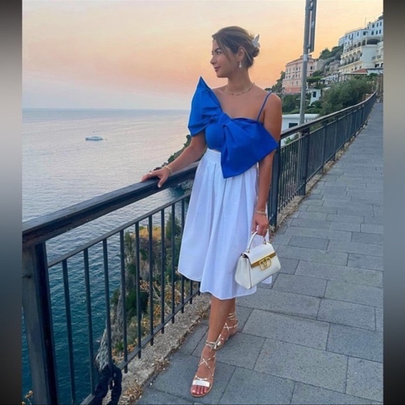 ZARA TIED CROP TOP - Picture 2 of 9